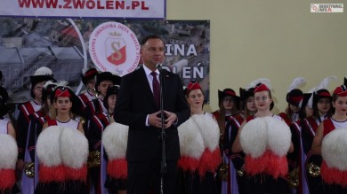 Prezydent Andrzej Duda z wizytą  w Zwoleniu